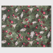 Kerstmuiswrapppapier - Big Print Cadeaupapier (Vlak)