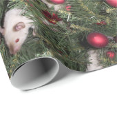 Kerstmuiswrapppapier - Big Print Cadeaupapier (Rol Hoek)