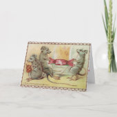 Kerstmuizen! Feestdagen Kaart (Voorkant)