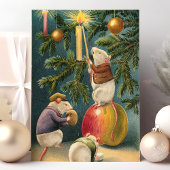 Kerstmuizen  feestdagenkaart