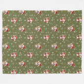KERSTMUIZEN FLEECE DEKEN (Voorkant (Horizontaal))