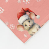KERSTMUIZEN FLEECE DEKEN (Hoek)