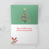 Kerstmuizen/hamster Feestdagen Kaart (Binnen)