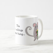 kerstmuizen met kousen koffiemok (Voorkant rechts)