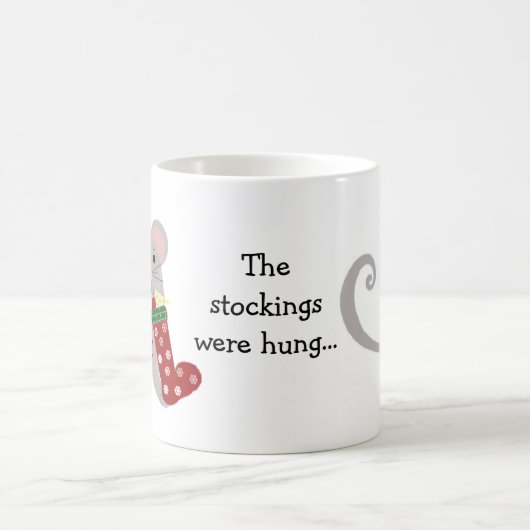 kerstmuizen met kousen koffiemok (Center)