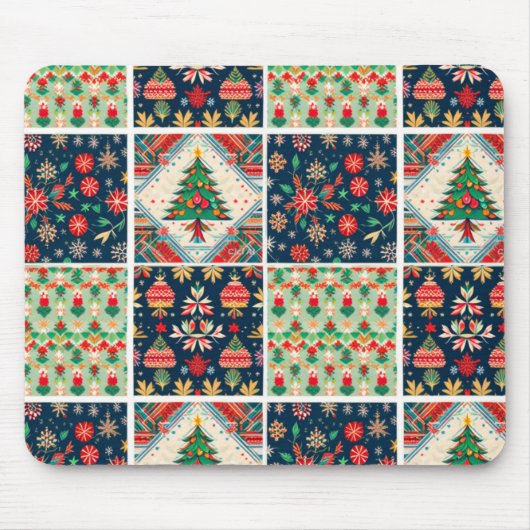 kerstmuizenmat muismat (Voorkant)