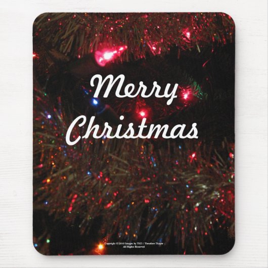kerstmuizenpad muismat (Voorkant)