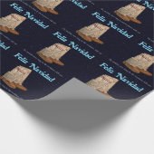 kerstmukluks cadeaupapier (Hoek)