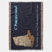 kerstmukluks deken (Voorkant Verticaal)