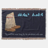 kerstmukluks deken (Voorkant)