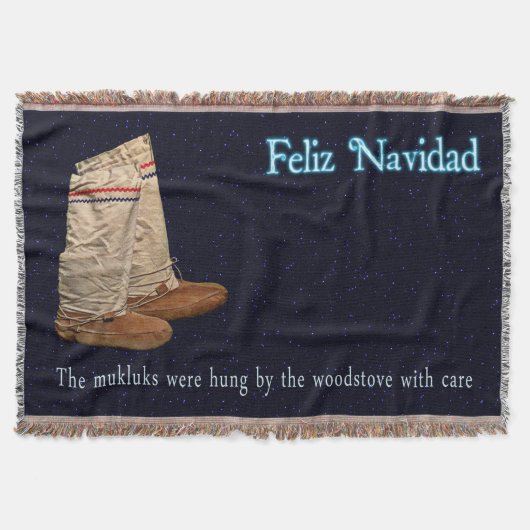 kerstmukluks deken (Voorkant)