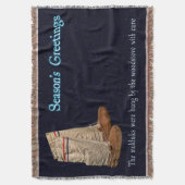 kerstmukluks deken (Voorkant Verticaal)