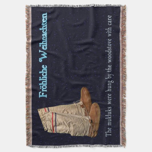 kerstmukluks deken (Voorkant Verticaal)