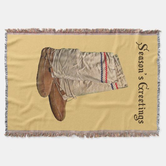 kerstmukluks deken (Voorkant)