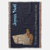 kerstmukluks deken (Voorkant Verticaal)