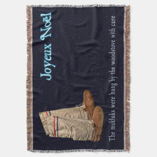 kerstmukluks deken (Voorkant Verticaal)