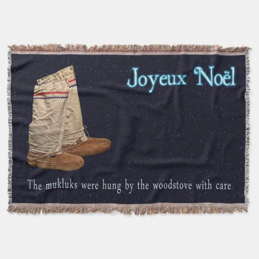 kerstmukluks deken (Voorkant)