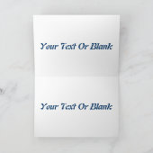 kerstmukluks feestdagen kaart (Binnen)