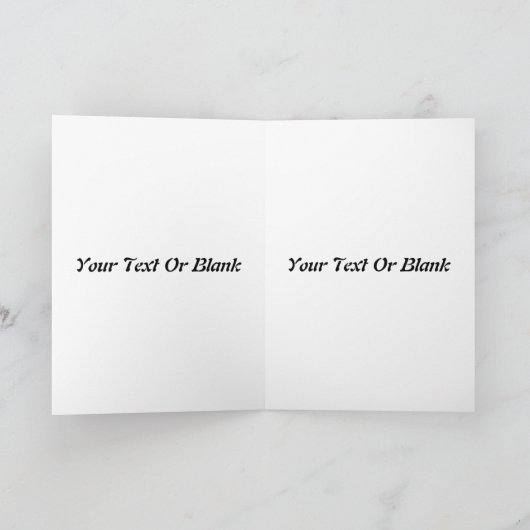 kerstmukluks feestdagen kaart (Binnen)