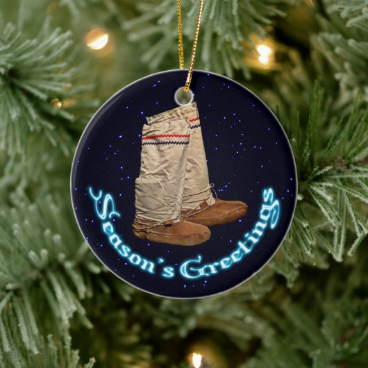 kerstmukluks keramisch ornament (Boom)