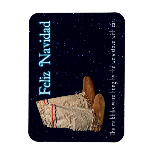 kerstmukluks magneet (Verticaal)