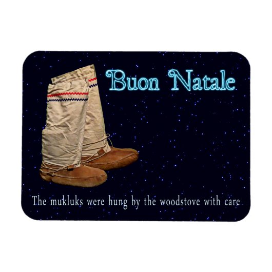 kerstmukluks magneet (Horizontaal)