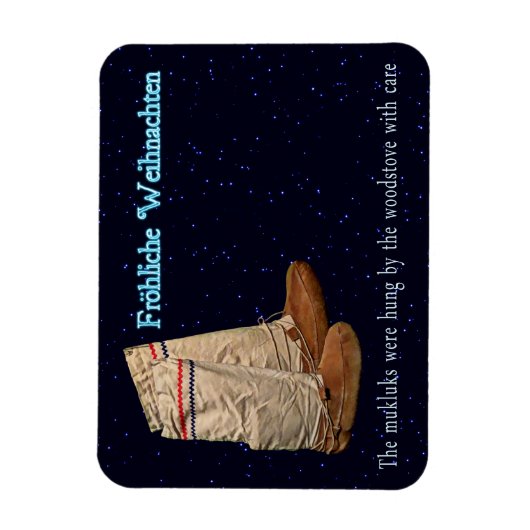 kerstmukluks magneet (Verticaal)