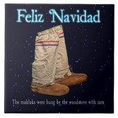 kerstmukluks tegeltje (Voorkant)