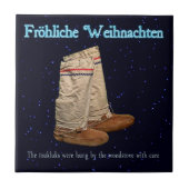 kerstmukluks tegeltje (Voorkant)