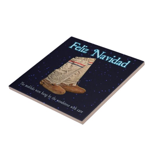 kerstmukluks tegeltje (Zijkant)