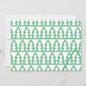 Kerstmulti-foto felmoderne kleurrijke neeuw aankondiging (Achterkant)