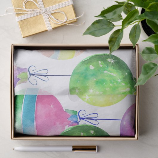 Kerstmulticolorsieraden Tissuepapier (Geschenk)