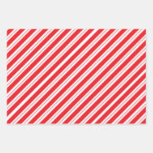 Kerstmunt Snoep Strepen Inpakpapier Vel (Voorkant 3)