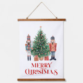 Kerstmuskietenkrakers, drummer-jongen en boom hangend wandkleed (Voorkant)