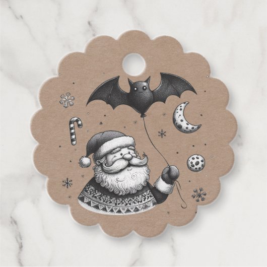 Kerstmuts Bedankjes Labels (Voorkant)