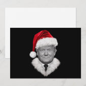 Kerstmuts Cadeau Grappige Kerstman Donald Trump  Feestdagenkaart (Voorkant / Achterkant)