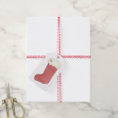 Kerstmuts Cadeaubijschrift Cadeaulabel (Met Touw)