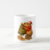 Kerstmuts Capybara Versiert Boom Koffiemok (Center)