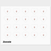 Kerstmuts Geschenkdoos Lieve Sint Hart Sticker (Vel)