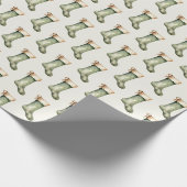 Kerstmuts Geschenkverpakking Cadeaupapier (Hoek)