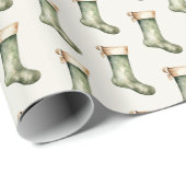 Kerstmuts Geschenkverpakking Cadeaupapier (Rol Hoek)