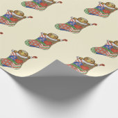 Kerstmuts Inpakpapier (Hoek)