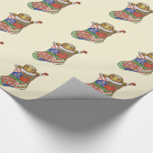 Kerstmuts Inpakpapier (Hoek)