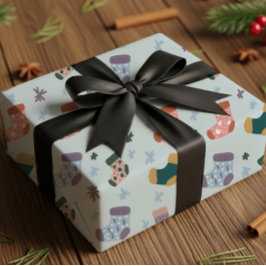 Kerstmuts Inpakpapier