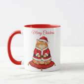 Kerstmuts Katten Kerstmis Koffiemok Mok (Links)