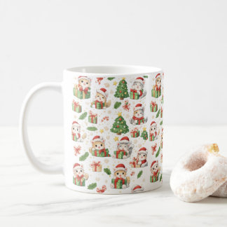 Kerstmuts Katten Kerstmok Koffiemok