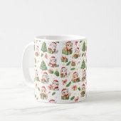Kerstmuts Katten Kerstmok Koffiemok (Voorkant links)