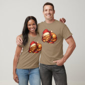 Kerstmuts Kerst Elfjes Lichtjes Labrador fries T-shirt (Unisex)