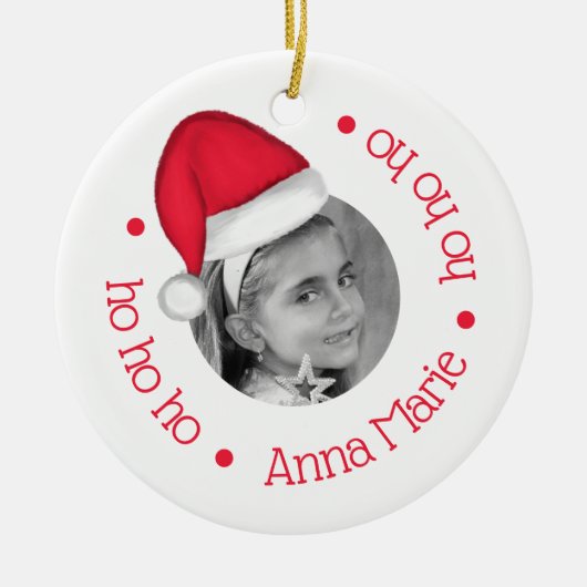 Kerstmuts Kerst Ornament (Voorkant)