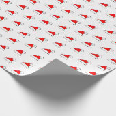 Kerstmuts Kerst verpakkings papier (Hoek)